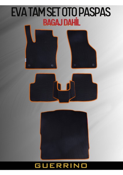 DACİA-SANDERO-(2008-2012) Için Eva Ful Paspas Takımı (Metal Topukluk Hariç)