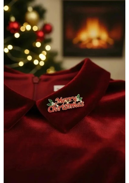 Yılbaşı Temalı Broş