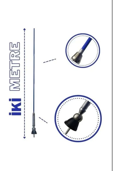 Yaylı Trabzon Mavi Magnum Anten 2 Metre fırsatları