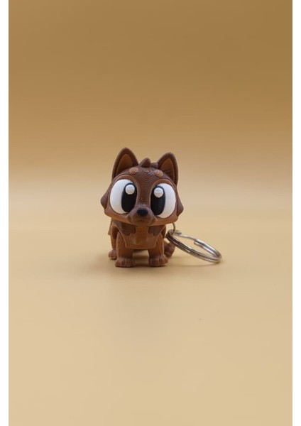 Alman Kurt Köpeği - Hareketli Anahtarlık Çanta Süsü Charm (Alman Kurdu)