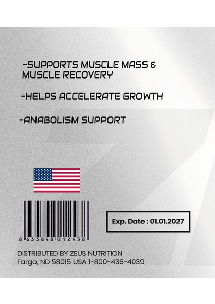 Turk Estr Zeus Nutrition 60 Kapsül fiyatları