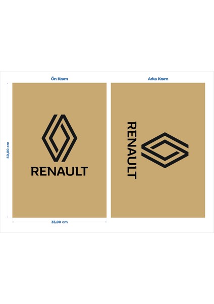 Kraft 135.GR 35X50 Ön/arka Kağıt Oto Paspası 100 Adet modelleri