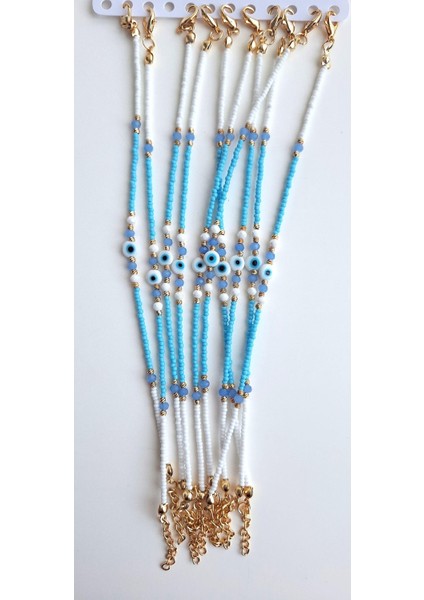 Hediyelik Nazar Boncuklu Bileklik - Mavi indirimleri