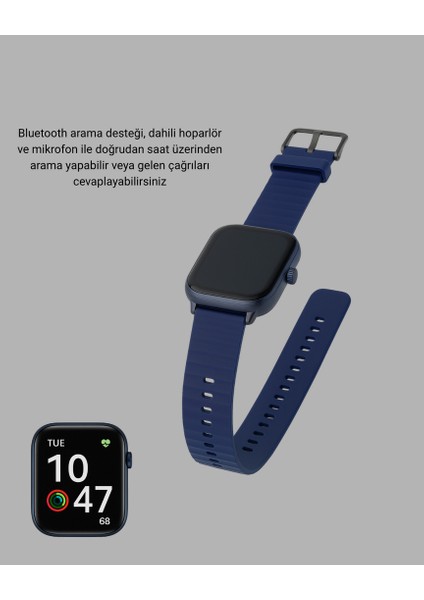 Nrzsnt Akıllı Saat Ultra 2.05 IPS Ekran Bluetooth Aramalı Spor Modlu indirimleri