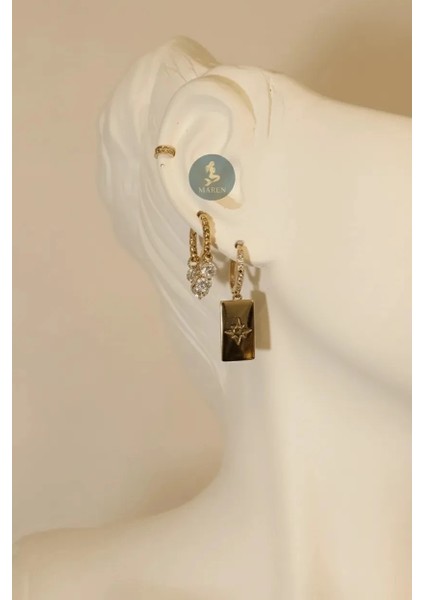 Çelik 3'lü Küpe fiyatları