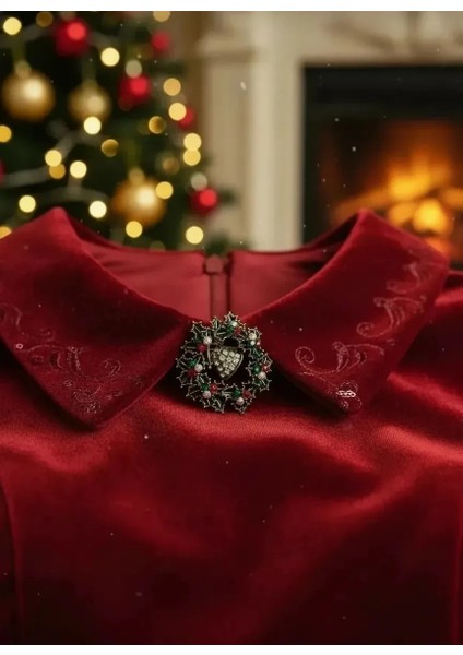 Yılbaşı Temalı Broş