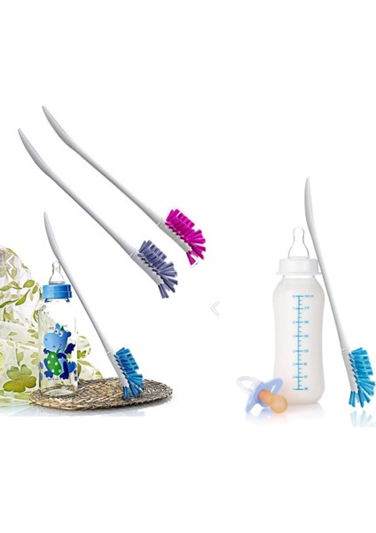 Şişe Temizleme Fırçası + Biberon Temizleme Fırçası - 2li Set M0E6H4 fırsatları