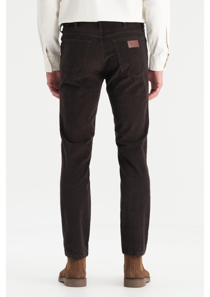 Erkek Texas Slim Kadife Pantolon Coffee Bean modelleri