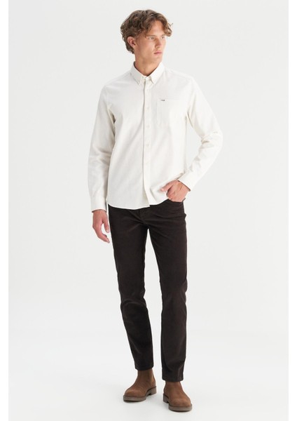 Erkek Texas Slim Kadife Pantolon Coffee Bean indirimleri