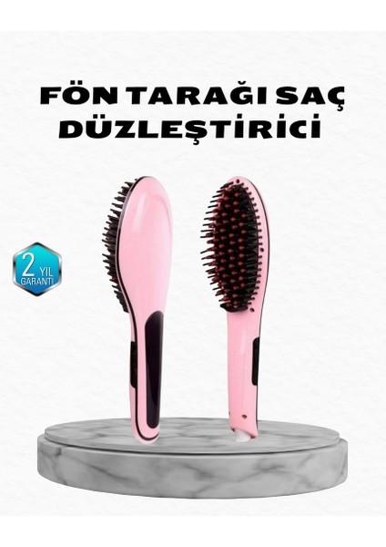 Nrzsnt Profesyonel Saç Düzleştirici 5 Kademeli Isı Ayarlı Seramik Plakalı