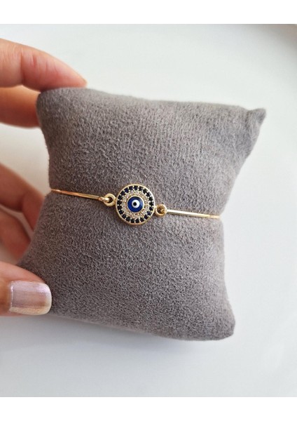 Zirkon Taşlı Nazar Boncuklu Bileklik indirimleri