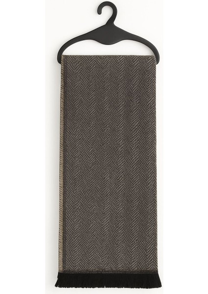 Erkek Kışlık Akrilik Yumuşak Dokulu Şal / Atkı – 190 cm x 33 cm