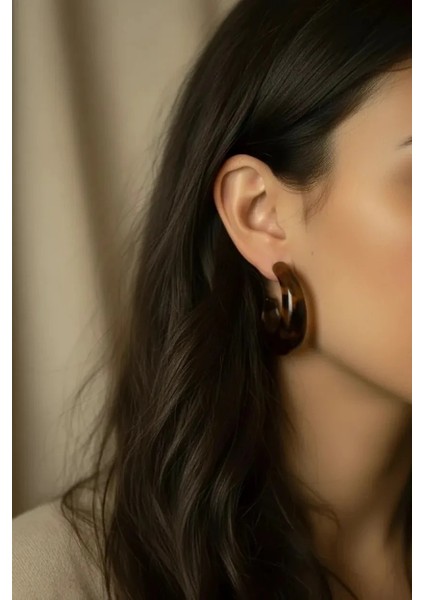 VIP CCB Kemik Halka Küpe