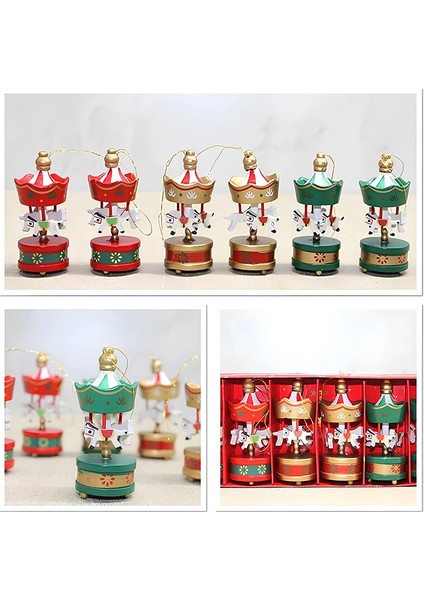 Ahşap 6'lı Dekoratif Atlı Karınca ALK4395