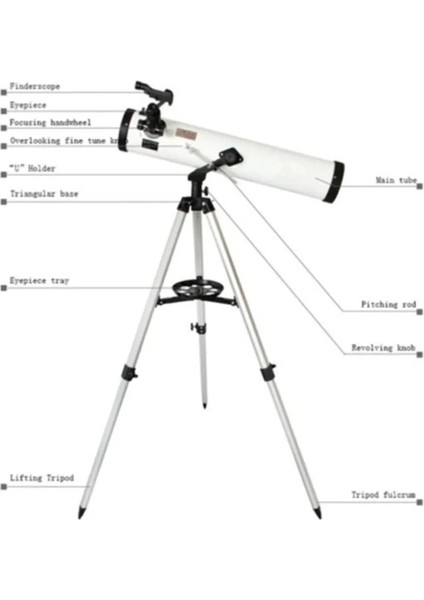 76X700 Profesyonel Aynalı Uzay Teleskopubeyaz indirimleri