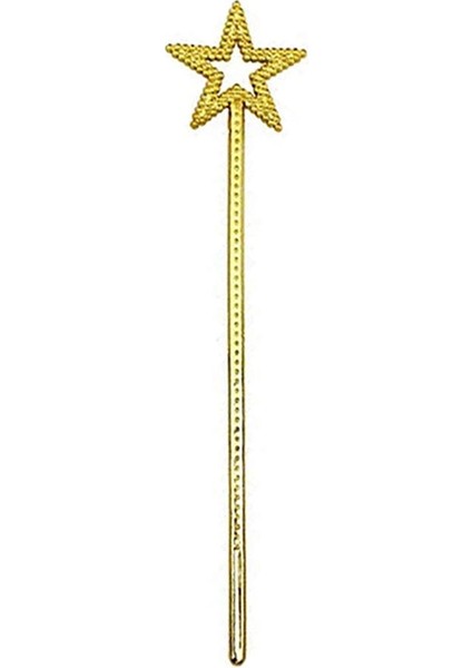 Altın Renk Yıldız Peri Asası Peri Değneği 34 cm 1 Adet modelleri