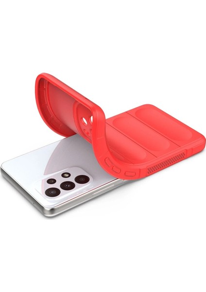 MYT09 Samsung Galaxy A73 5g Kılıf Optimum Silikon - Kırmızı fırsatları