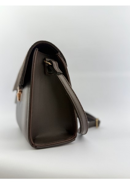 Kadın Vintage Model Süet Detaylı Omuz Çantası