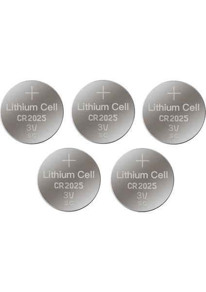 Yuma CR2032 Süper Lityum 3V 5’li Kart Düğme Pil