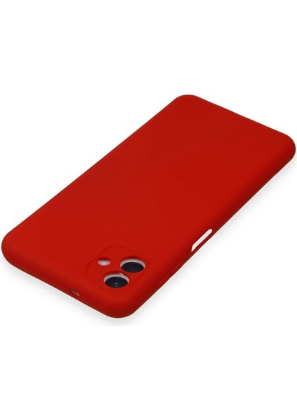 MYT09 Samsung Galaxy A04 Kılıf Nano Içi Kadife Silikon - Kırmızı fırsatları