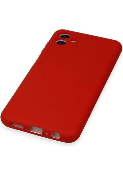 MYT09 Samsung Galaxy A04 Kılıf Nano Içi Kadife Silikon - Kırmızı indirimleri