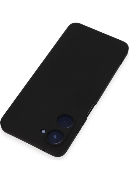 Nrzsnt Newface Realme 10 4g Kılıf Nano Içi Kadife Silikon - Siyah modelleri