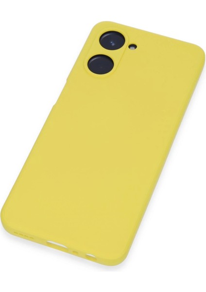 Nrzsnt Newface Realme 10 4g Kılıf Nano Içi Kadife Silikon - Sarı fırsatları