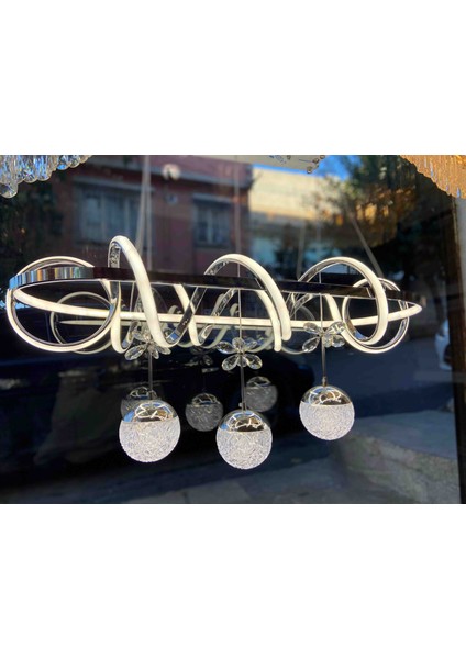 Kuzey Yemek Masası 85/80 3 Renk Modern Ledli Avize