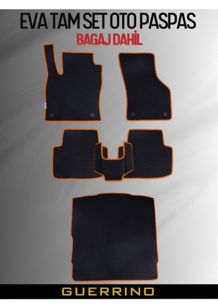 FORD-FİESTA-(2002-2008) Için Eva Ful Paspas Takımı (Metal Topukluk Hariç)