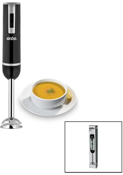Çelik Uçlu Çubuk Blender 300W Dc Motor= 2 Kademe Hız Ayrılır Gövde Ergonomik Tasarım SHB-3180 (5224)