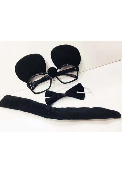 Mickey Mouse Gözlüğü Papyonu Kuyruğu Seti fiyatları