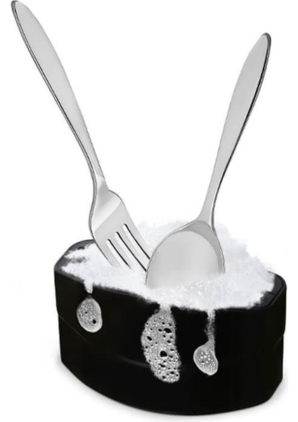 Hijyenik Vantuzlu Çatal Kaşık Bıçak Yıkama Fırçası + Şişe Temizleme Fırçası - 2li Set S2R2K3 indirimleri