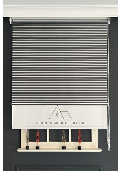 Siyah Jaluzi Görünümlü Tül ve Stor Perde (Dayanıklı Alüminyum Kasa) fırsatları