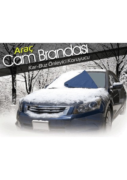 Araç Güneşlik Şemsiyesi 145X79 cm + Kar Buz Önleyici Branda 150X70 cm - 2li Set X6N5T1 fırsatları