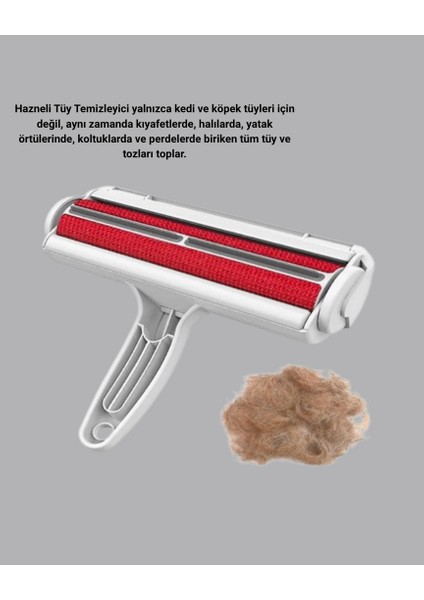 Nrzsnt Hazneli Pratik Tüy Temizleyici Kıyafet ve Mobilya Tüy Alma Aracı fırsatları