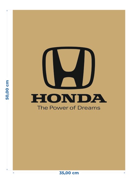 craft Honda Marka Kraft 135.GR 35X50 Kağıt Oto Paspası 100 Adet