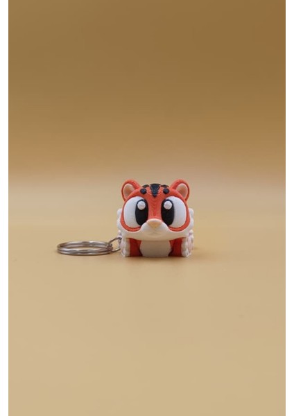 Minik Kaplanın Gücü Yanında - Hareketli Anahtarlık Çanta Süsü Charm fiyatları