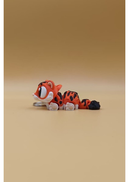 Minik Kaplanın Gücü Yanında - Hareketli Anahtarlık Çanta Süsü Charm modelleri