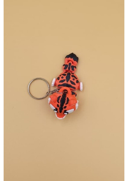 Minik Kaplanın Gücü Yanında - Hareketli Anahtarlık Çanta Süsü Charm fırsatları
