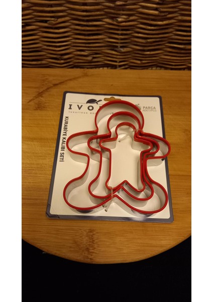 Kurabiye Adam Kalıp 3 Lü fiyatları