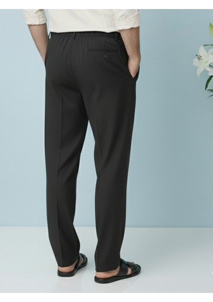 Online Collections Hacı ve Umre için Günlükte Şık Kesim Rahat Kalıp Erkek Şalvar Pantolon Siyah - 2XL indirimleri