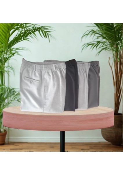 Online Collections Hacı ve Umre için Günlükte Şık Kesim Rahat Kalıp Erkek Şalvar Pantolon Siyah - 2XL