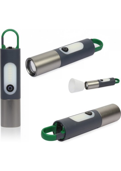 El Feneri Kamp Lambası 750 Lümen Şarjlı Typec