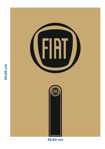 Fiat Marka Kraft 135.GR 35X50 Kağıt Oto Paspası 100 Adet fiyatları