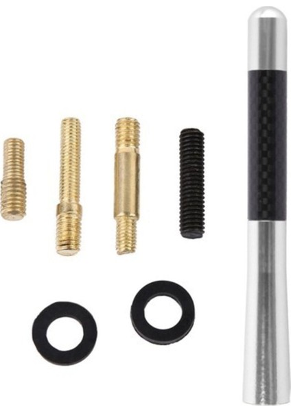 Universal Alüminyum Karbon Fiber Oto Araç Anten Çubuğu Gri fiyatları