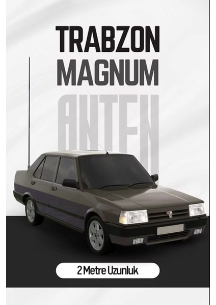 Yaylı Trabzon Siyah Magnum Anten 2 Metre
