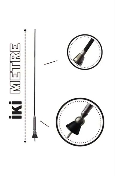 Yaylı Trabzon Siyah Magnum Anten 2 Metre modelleri