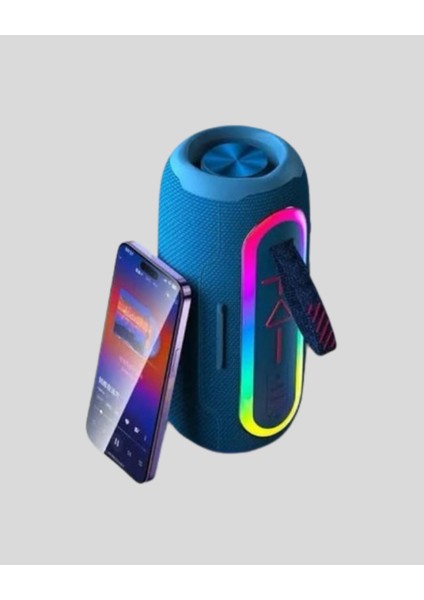 Mini Mavi Bluetooth Hoparlör Şık Görünüm ve Taşınabilir Güçlü Ses fiyatları