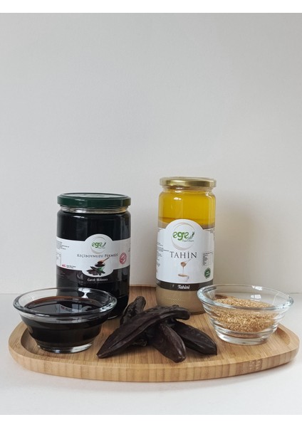 Keçiboynuzu Pekmezi 800 gr & Tahin Yerli Susam 500 gr