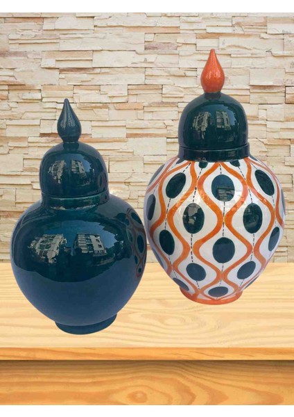 Seramik Şah Küp Damla Desen